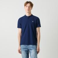 ราคา ESP เสื้อโปโลคอจีน เฟรนช์ชี่ ผู้ชาย สีน้ำเงิน Frenchie Polo Shirt 03954 (23169348656)