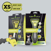 ราคา Furminator หวีสางขนเสียสำหรับสุนัข แบบขนสั้นและขนยาว Size XS S M L XL (22765163796)