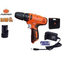 ราคา ของแท้ ส่งด่วน สว่านไร้สาย 12V PUMPKIN รุ่น 50214 เจาะธรรมดา 50208 เจาะกระแทก J 12D1502 J 12ID1502 สว่านแบตเตอรี่ สว่าน (22787400005)