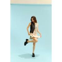 ราคา Pasta Double Zipper เสื้อไหมพรมทอสีทูโทนแขนกุด มีซิปรูดได้ทั้งหน้าและหลัง (22687765840)