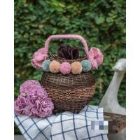 ราคา NAPA BRAND กระเป๋าสาน ข้องมงคล กระเป๋าสานไม้ไผ่ กระเป๋าคล้องแขน มาพร้อมกับปอมสวยๆ งานแฮนด์เมด (21154443314)