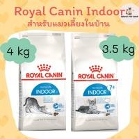 ราคา Royal Canin Indoor สำหรับแมวโต เลี้ยงในบ้าน อายุ 1 7 ปี 4 kg และ แมวอายุ 7 3 5 kg (19129604812)