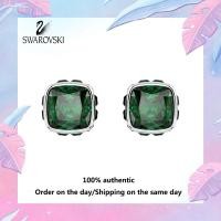 ราคา Swarovski 5660801 ต่างหูเงินสเตอร์ลิง 925 ทรงสี่เหลี่ยมจัตุรัส ประดับพลอยคริสตัลสีเขียว ทรงเดือนเกิด แจกกล่องของขวัญบรรจุภัณฑ์ของแท้ (23060794868)