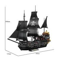 ราคา Pirates Of The Caribbean Pirate Ship Magic เรือรบ Black Pearl เรือใบ MINI Building Block อิฐชุดประกอบของเล่นเด็ก Gif (23006996593)