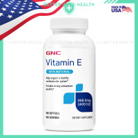ราคา GNC VITAMIN E 400 IU 180 Softgels MADE IN USA (23214612028)