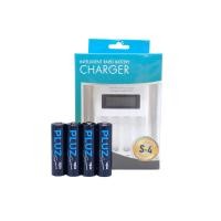 ราคา SET แท่นชาร์จ ชาร์จเร็ว เต็มแล้วตัด พร้อมถ่าน AA AAA 4 ก้อน Set Battery and Charger Spa (4494334254)