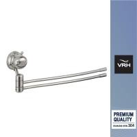 ราคา VRH ราวแขวนผ้า 2 แขน รุ่น MALI สเตนเลส 304 ที่แขวนผ้า ราวตากผ้า FBVHM L105AS (19396871948)