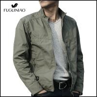 ราคา Fuguiniao เสื้อนอกแจ็กเก็ตยุทธวิธีเสื้อแจ็คเก็ตลำลองสำหรับผู้ชายเสื้อผ้าแจ็คเก็ตผ้าฝ้ายกระเป๋าหลากหลายอ้วนเพรียวบาง (19414705903)