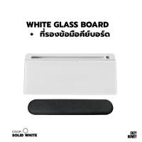 ราคา Black Glass Board ตั้งโต๊ะ จดไอเดีย ลบได้ มีที่เก็บของ whiteboard อุปกรณ์ จัด แต่ง โต๊ะคอม โต๊ะทำงาน cozy homey (22771046862)