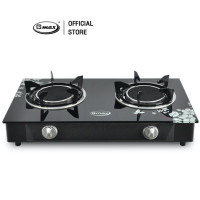 ราคา GMAX เตาแก๊สหน้ากระจกหัวคู่ อินฟาเรดคู่ รุ่น GL 702I 502 เตาแก๊สหน้ากระจก เตาแก๊สหน้ากระจก 2 หัว หัวเตาอินฟาเรด รับประกัน1ปี (16100122018)