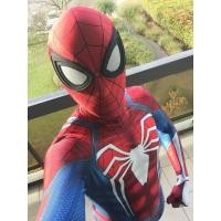 ราคา Game PS4 Spiderman Cosplay Costume Superhero Zentai Suit Halloween Costumes Full Body Jumpsuit For Kids Adult Men (19354666427)