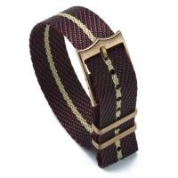 ราคา Military Nylon Bronze Button Watchbands For Tudor Watch Straps Movable Ring Military Bracelet High Quality Nato Strap 20mm 22mmby Hs2023 (19596712095)