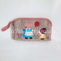 ราคา กระเป๋าคล้องมือสองซิปผ้าญี่ปุ่น (21154044436)