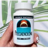 ราคา เพรกนิโนโลน Pregnenolone 10 mg 120 Tablets Source Naturals (9736768997)