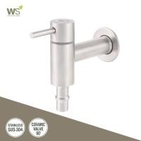 ราคา WS ก๊อกสนาม ก๊อกล้างพื้น แบบสวมสายยาง 4 หุน Stainless304 รุ่น Wang WS 0306S (5526675)