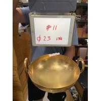 ราคา กระทะทองเหลืองแท้ 100 เบอร์ 7 8 9 10 11 1213 14 15 สำหรับ กวนไส้ขนม ขนมไทย เนื้อตุ๋น หมูตุ๋น (21667673660)