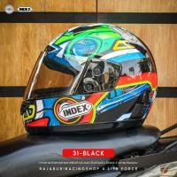 ราคา หมวกกันน็อค INDEX รุ่น 811 แว่นชั้นเดี่ยว size L ขนาด 58 60 ซม มีลายให้เลือกเยอะมากๆ (23211101470)