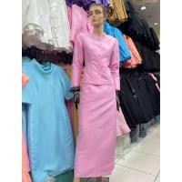 ราคา ชุดไทยจิตรลดา สีชมพู ผ้าไหมอิตาลีเกรดเอ Thaidress (21494245801)