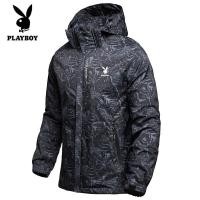 ราคา เสื้อแจ็คเก็ตคู่ลายพรางเพลย์บอยมีฮู้ดชุดการเดินป่ากันน้ำกลางแจ้งฤดูใบไม้ร่วงและฤดูหนาวเสื้อแจ็กเก็ตบางแจ็กเก็ตใบเมเปิล (23012075129)