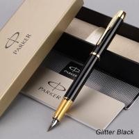 ราคา Parker IM Black Gold Trim Fountain Pen Fineพร้อมกล่องของขวัญ (1256544736)