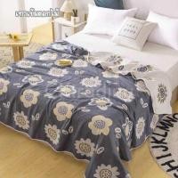 ราคา ผ้าห่ม ผ้าห่มสาลู ผ้าสาลู ลายการ์ตูน ถักทอ 6 ชั้น ผืนใหญ่ ขนาด 6ฟุต 160 200 cm เนื้อผ้าหนานุ่มห่มสบาย เพิ่มลาย New (23072545169)