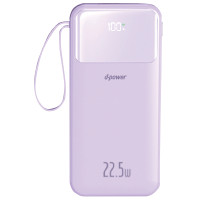 ราคา d power Power Bank 20000 mAh รุ่น GC200 PD 22 5w หน้าจอดิจิตอล รองรับฟาสชาร์จ 22 5W มี 2สีให้เลือก (22938271477)
