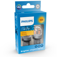 ราคา Philips หลอดไฟถอย ไฟท้าย ไฟเบรค ไฟเลี้ยว Ultinon PRO7000 LED T20 WY21 PY21 AMBER W21 P21 สีขาว สีแดง สีส้ม (19890586564)