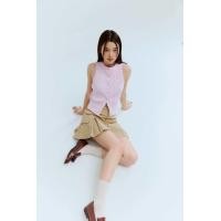 ราคา Tokyo Twisted Sleeveless เสื้อ knit ทอเกลียวแขนกุด (23122318580)