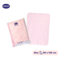 ราคา ENFANT อองฟองต์ ผ้ารองกันน้ำ Crytal Velvet ผ้ากำมะหยี่นุ่ม ลายน้องแกะ น่ารัก สีชมพู (23122262770)