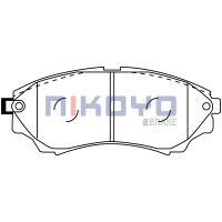 ราคา ผ้าเบรคหน้า Mazda bt50 4WD ปี 2006 2011 ผ้าเบรค mazda FIGHTER 4WD ปี 2006 เบรคเซรามิค รับประกันสินค้า3เดือน จัดส่งฟรี N6104 NIKOYO BRAKE (659896996)