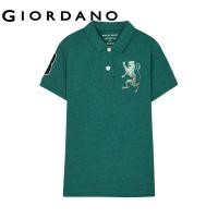 ราคา Giordano Women Womens 3D Lion Embroidery Polo 05311222 (21915456227)