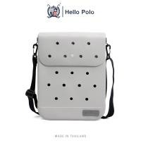 ราคา Hello Polo crossbody bag ผู้หญิง กระเป๋า ดีไซน์เรียบง่าย น้ำหนักเบา วัสดุ EVA แบบกันน้ำ ต้องมีสำหรับการออกนอกบ้าน BH2006 (23178555471)