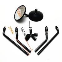 ราคา คู่รถจักรยานยนต์ Retro รอบนูนกระจกมองหลังสําหรับ Harley 883 1200 สําหรับ Honda CB400 สําหรับ VESPA T100 Chopper Cafe Racer (23186672650)