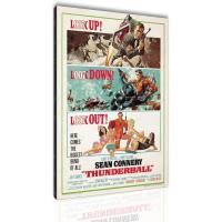 ราคา 007 Thunderball James Bond อเมริกันโปสเตอร์ภาพยนตร์ Hiasan Dinding Rumah งานศิลปะพิมพ์บนผ้าใบโปสเตอร์ติดผนัง32x48inchcanvas ม้วนศิลปะหลายมิติ (23143258616)