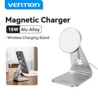 ราคา Vention 3 in 1 MagSafe wireless charger 15W แท่นชาร์จไร้สาย magnetic charger Fast Charging Stand Dock for iPhone iWatch Airpods HuaWei XiaoMi samsung macsafe charger ที่ชาร์จไร้สาย (21829849220)