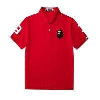 ราคา Bape แบรนด์ Bape Tide เวอร์ชันญี่ปุ่นปักลายปลาฉลามมาตรฐานขนาดเล็กปกเสื้อโปโลธุรกิจลำลองผู้หญิงแขนสั้นชายคู่รักสไตล์เกาหลี (22683129831)