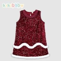 ราคา 90 150 พร้อมส่ง ชุดเดรสเจ้าหญิง ชุดฟูฟู ชุดออกงาน สีแดง ชุดคริสมาส สําหรับเด็กผู้หญิง KIKIBABY KP0411 (23265086218)