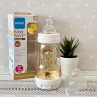 ราคา MAM PPSU ขวดนมป้องกันโคลิค 9oz จุกเบอร์ 2 ขวดนมสีชา ทนความร้อน ใช้ได้นาน (12495624366)