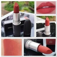 ราคา Mac Powder Kiss Lipstick สี 316 Devoted to Chilli 3g แมค ลิปสติก ลิปไม่ตกร่อง แมทกึ่งกำมะหยี่ ทาแก้มได้ปากได้ (20743579254)