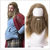 ราคา 809 Super Hero Thor Cosplay Wig Thor Costume Cosplay Beard Wig Hair Halloween Canrival Party Wigs Anime Cosplay (22505760691)