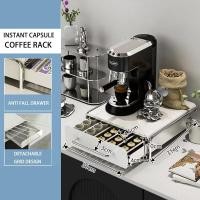 ราคา NBSail ไม่จำเป็นต้องติดตั้ง กล่องลิ้นชักเก็บแคปซูลกาแฟ ชา แบบตั้งโต๊ะ ชั้นวางแคปซูลกาแฟ แบบลิ้นชัก สําหรับเก็บแคปซูลชา (23348173044)