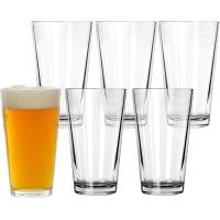 ราคา Pint Glasses Set Of 6 16 Oz Drinking Glasses Made For Cold Beverages 16 Oz Mixing Glass Highball Glasses Set Of 6 For Homes Pubs More Freezer Dishwasher Friendly tail Glasses PARNOO (23025657144)