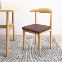 ราคา SUNNY PU เก้าอี้ไม้ เก้าอี้ทานอาหาร เก้าอี้สไตล์โมเดิร์นเก้าอี้อ่านหนังสือ เข้าอิ้กินข้าว นั่งสบาย เบาะหนัง (22894111956)