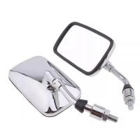 ราคา 10mm Motorcycle Universal Rearview Mirrors for Honda Kawaski Vulcan YAMAHA CA250 Steed 400 600 Magna 250 750 Shadow 400 750 (22248156302)