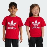 ราคา adidas ไลฟ์สไตล์ เสื้อยืด Adicolor Trefoil สำหรับเด็ก เด็ก สีแดง IY2387 (22435146603)
