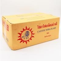 ราคา โซดาไฟ เกล็ด ตราสิงห์อย่างดี โซดาไฟ ยกลัง บรรจุ20ห่อ 20กิโลกรัม (20502088270)