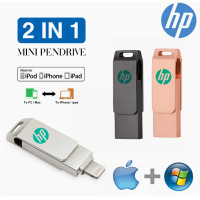 ราคา HP USB Flash Drive 1TB 2TB Pendrive Memory Stick เข้ากันได้ Apple iPad สำหรับ IPhone14 13 12 11 X 8 7 6 (16473565779)