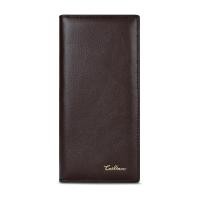 ราคา กระเป๋าสตางค์ผู้ชายใบยาว หนังแท้ กระเป๋าตังผู้ชายใบยาว หนังวัว พร้อมกล่อง จาก TAILIAN (17302861609)