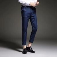 ราคา G MN กางเกงลำลองขา9ส่วน กางเกงสูททรงเข้ารูปสำหรับผู้ชาย ดีไซน์สไตล์เกาหลี เรียบง่าย ใส่ได้ทุกโอกาส (17145335266)