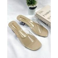 ราคา รองเท้าส้นแก้ว Size 36 45 ส้นสูง 2 นิ้ว Bigsize แบบสวมใส มีสีดำ สีครีม สีชมพู สีน้ำตาล งานสวยหรู น่ารัก ไฮโซ มาก ๆคะ (18879383361)